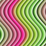 Wavy Stripes Color Background