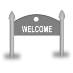 Welcome Sign Board