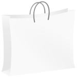 White bag vector image