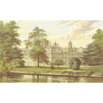 Wilton House vector illustration