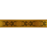 Decorative gold ribbon