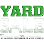 Yard Sale