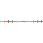 Number line without numbers