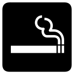 Aiga smoking sign