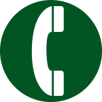 Aiga telephone sign pictogram