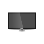 Plasma TV vector clip art