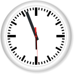 Animated clock image