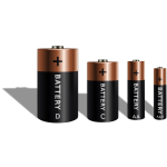 Different battery sizes