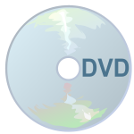 Vector graphics of DVD icon