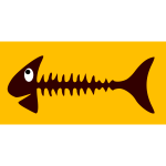 Fish bone icon