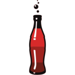 Bottle of soda drink vector graphics