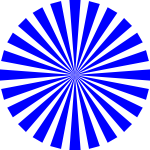 blue basic star burst