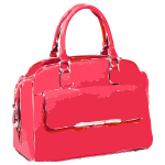 bright pink bag