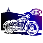 Motorbike vector clip art