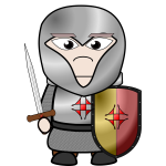 Cartoon knight image