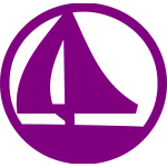 Purple marine symbol