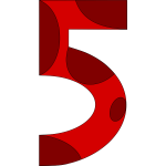 Number 5 shape