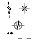 Different compass symbols