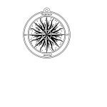 Rose retro compass