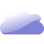 Light cloud vector clip art