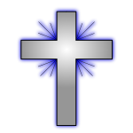 Vector illustration of a Christian cross