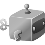 Gray cube toy