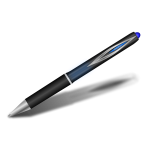 Blue pen vector image