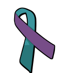 Teal ribbon