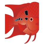 Red goldfish