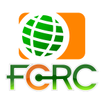 FCRC globe shiny icon vector image