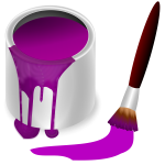 color bucket purple