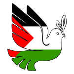 Peace for Palestine vector image