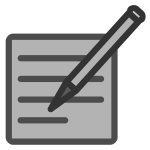 Writing icon