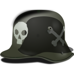 German army helmet vector image