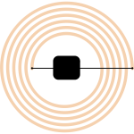 Vector illustration of HF-RFID-Tag sign