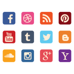 icon set social media