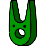 green cat