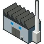 Factory vector icon