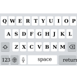 Vector illustration of mobile user mobilekeyboard