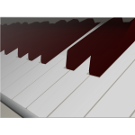 Piano keyboard image