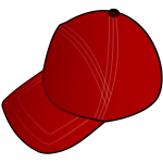 Red cap vector image