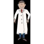 Scientist in lab coat