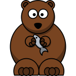 Cartoon bear