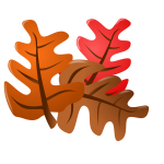 Vector image of autumn leaves