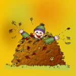 Happy autumn vector image