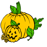 Pumpkins vector graphics