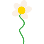 Flower vector drawing