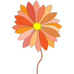 Cartoon flower