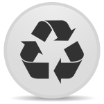 Recycle emblem icon