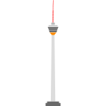 Menara tower vector clip art